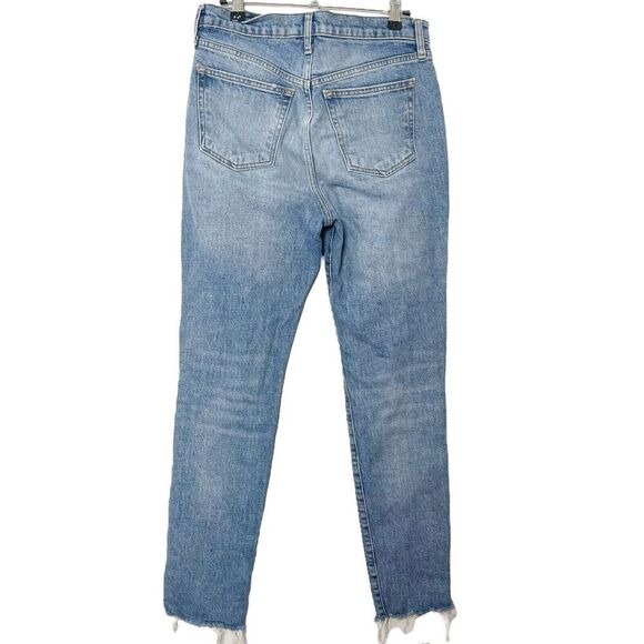 Free People Stella Skinny Jeans Distressed Medium Wash Women’s Size 28 High Rise - Picture 5 of 13